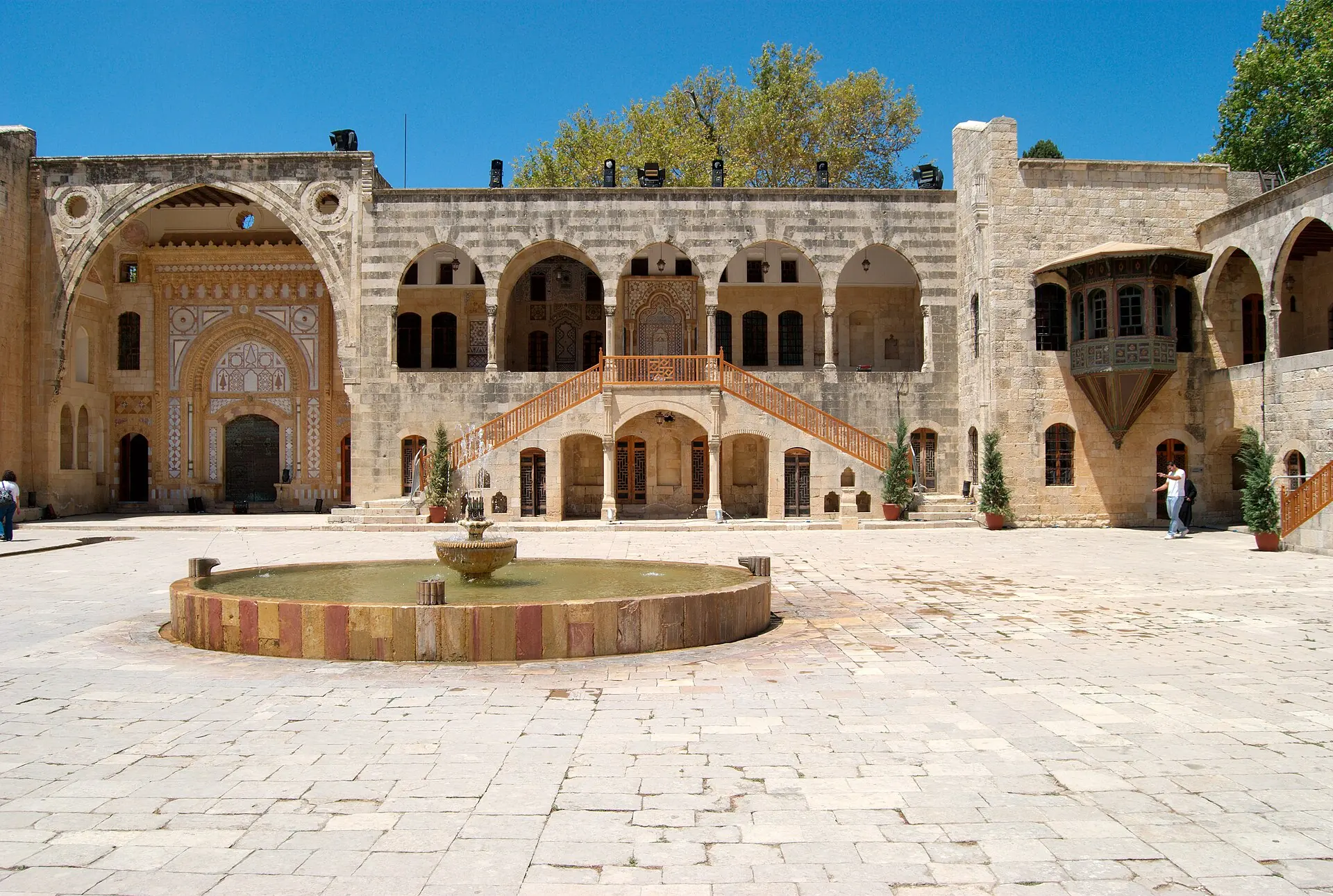 Beiteddine Palace courtyard